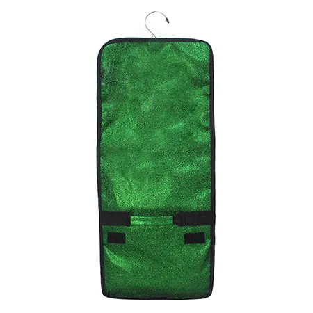 Green Glitter NGIL Traveling Toiletry Bag