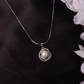 G.Silver Pearl Pendant.