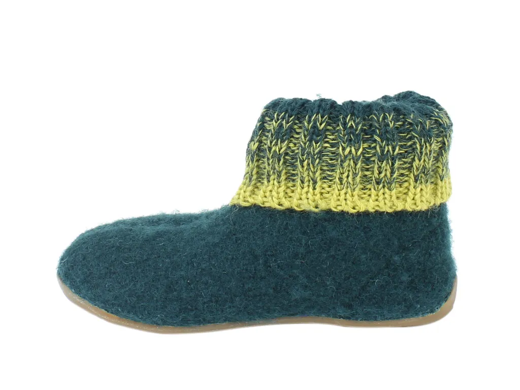 Haflinger Children's slippers Iris Green