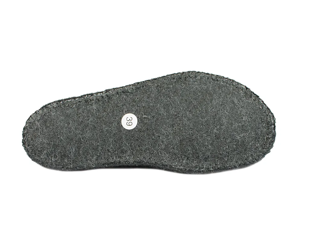 Haflinger Slippers Alaska Graphite