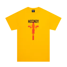 Hockey Sweet Heart Tee - Yellow