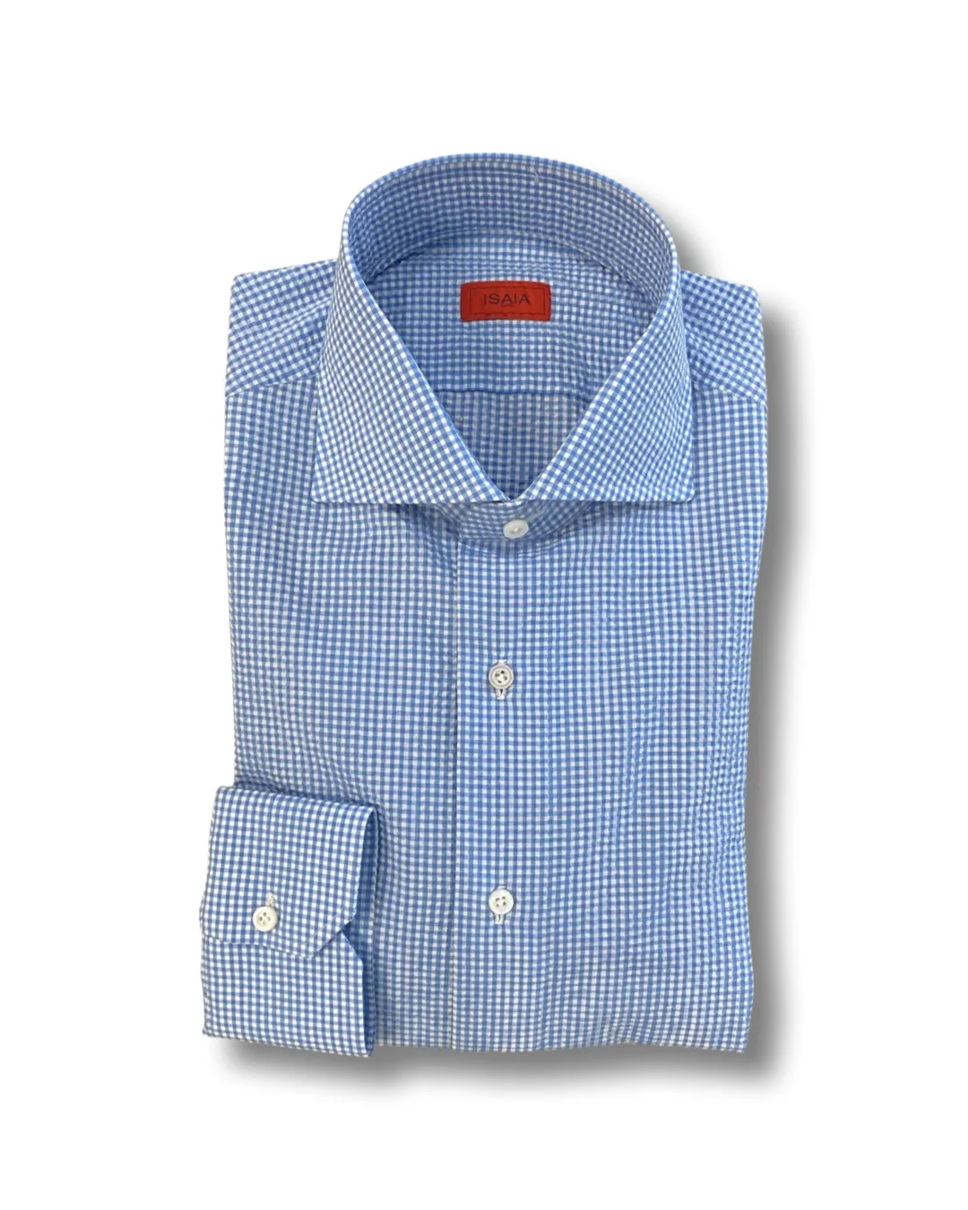 ISAIA Seersucker Button Down