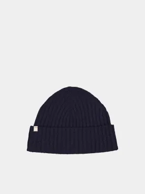 Just Another Fisherman Skipper Merino Beanie - Navy