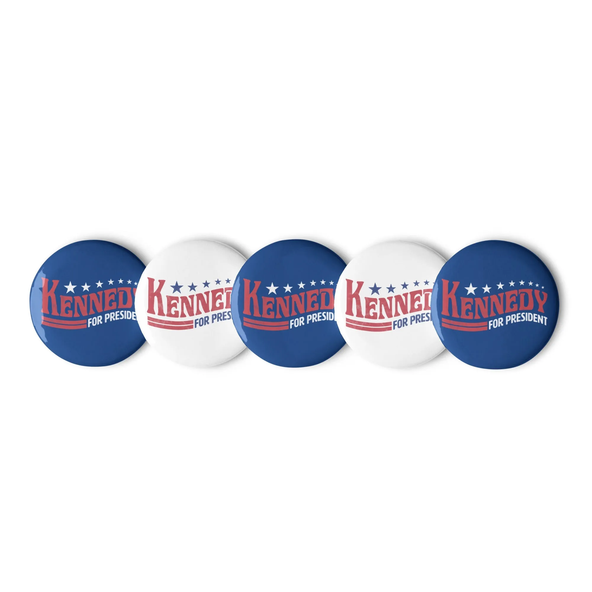 Kennedy for Preside Vintage Buttons (Set of 5)