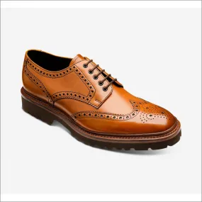 Loake Perseus  Tan premium Calf Leather brogue*