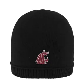 LogoFit WSU Black Embroidered Beanie