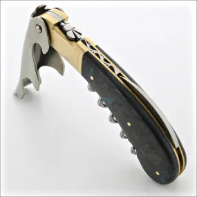 Magnum Cold Forged Brass Corkscrew - Blue Dark Matter