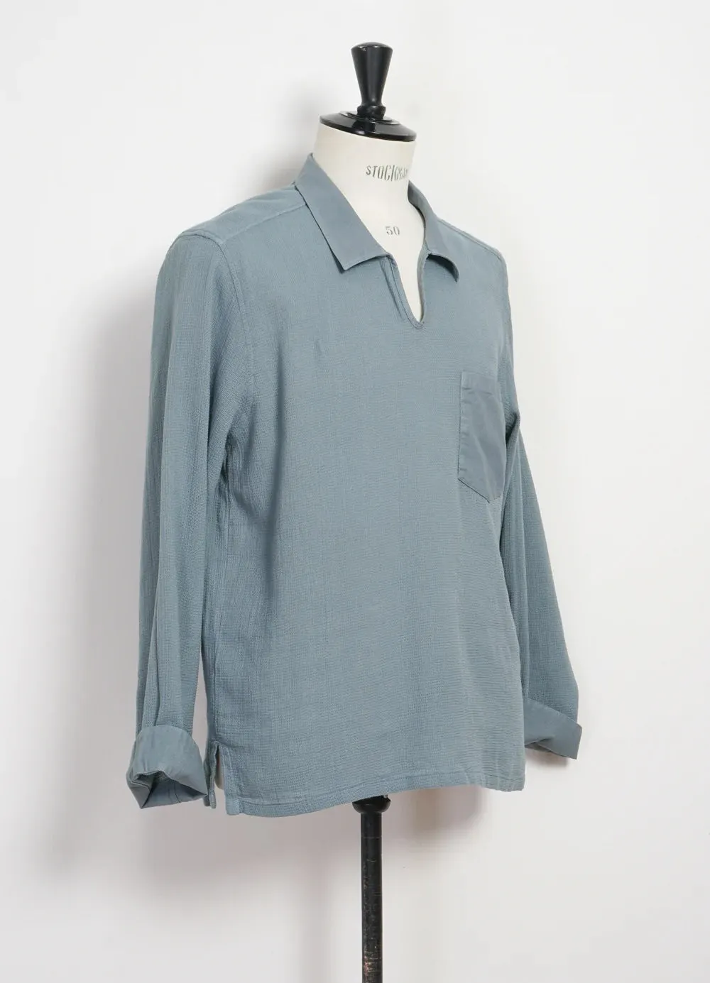 Marius, Casual Pull-on Shirt, Lagoon