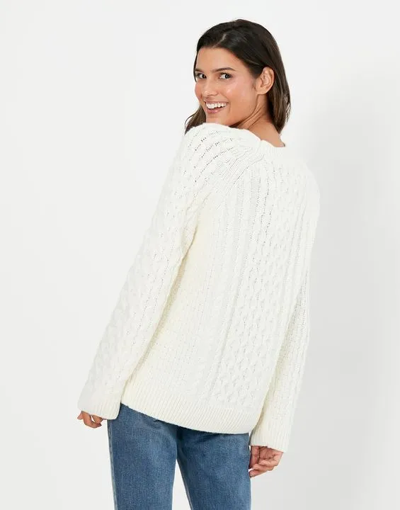 Mavis Heritage Cable Sweater Women's