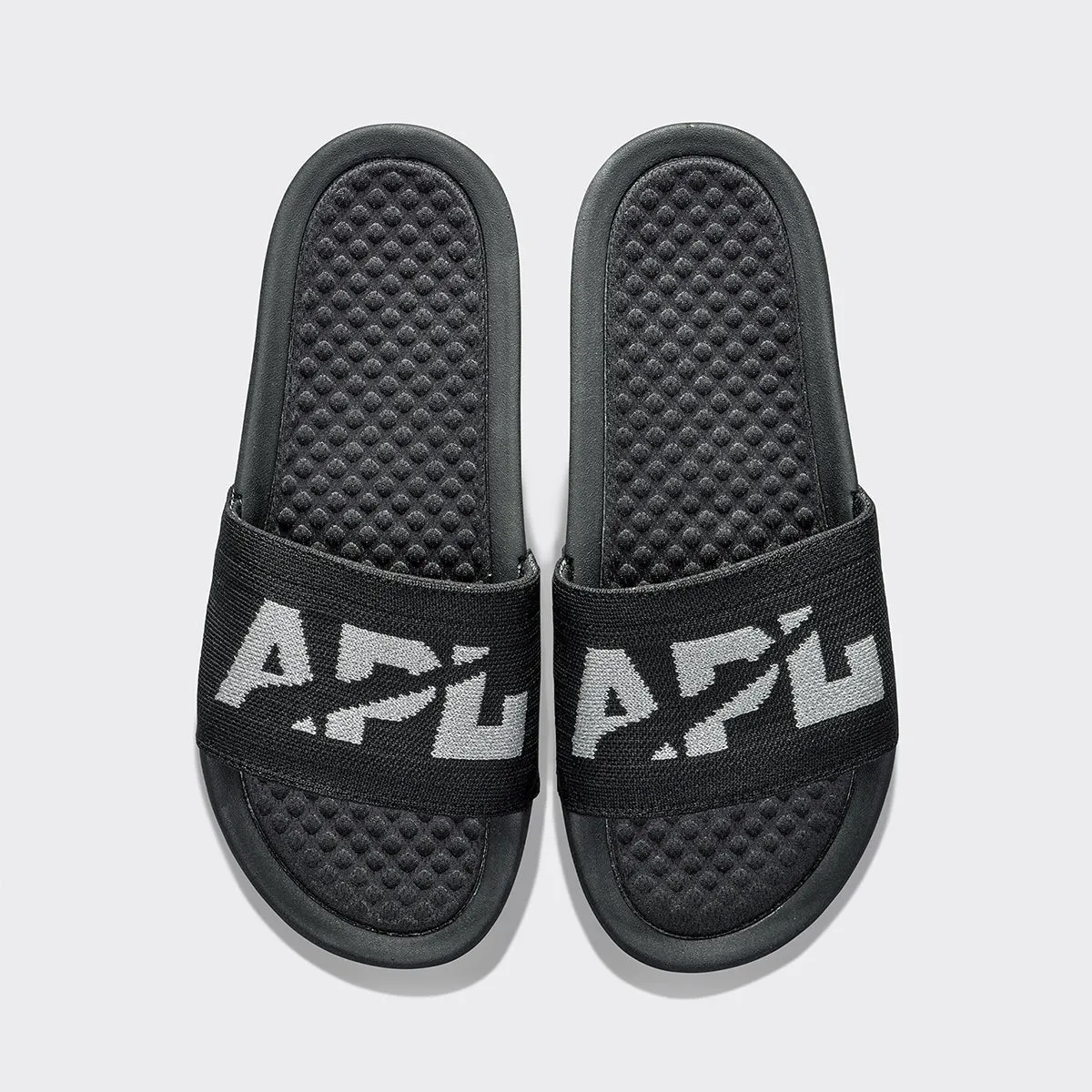 Men's Big Logo TechLoom Slide Black / Reflective Silver