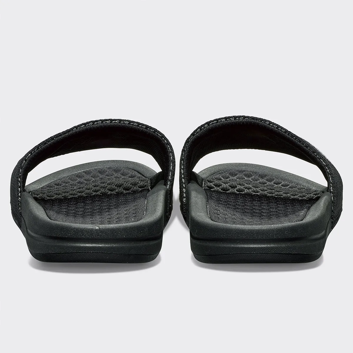 Men's Big Logo TechLoom Slide Black / Reflective Silver