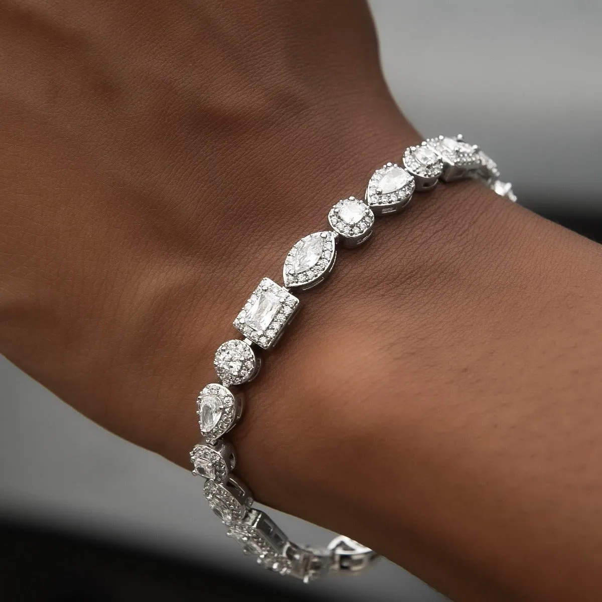 Mixed Diamond Pave Bracelet