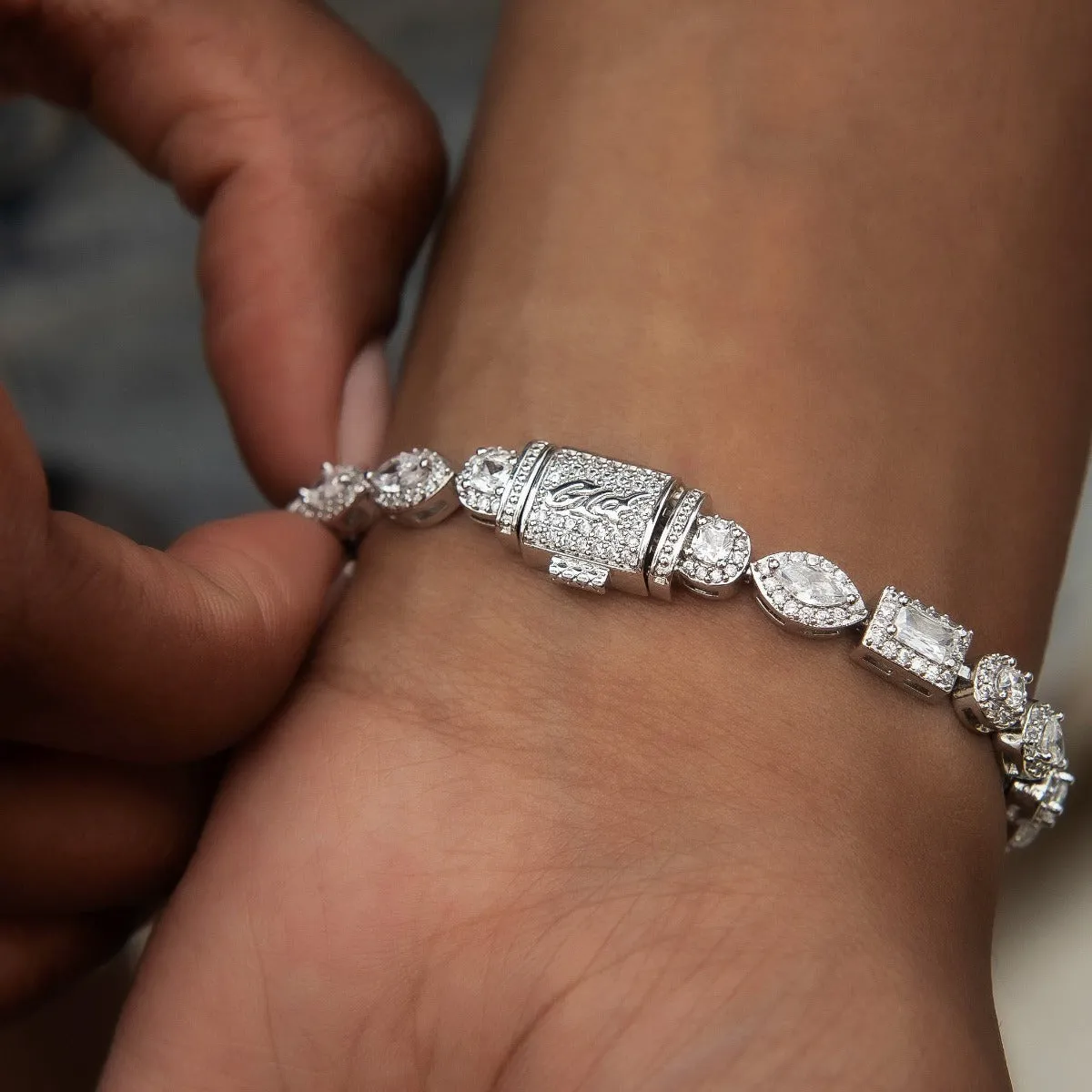 Mixed Diamond Pave Bracelet