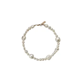 Mixed pearl anklet