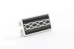 Money Clip - Silver Inlay