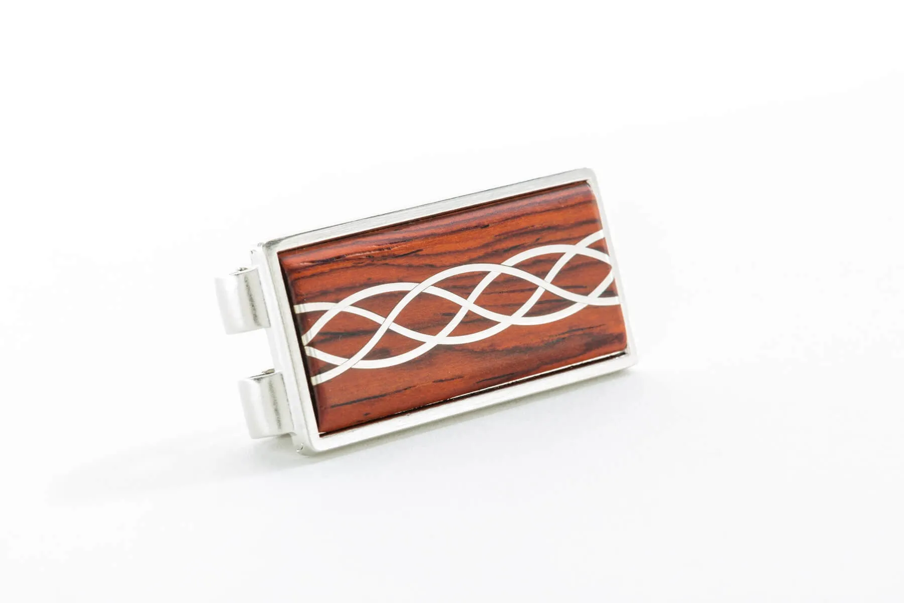 Money Clip - Silver Inlay