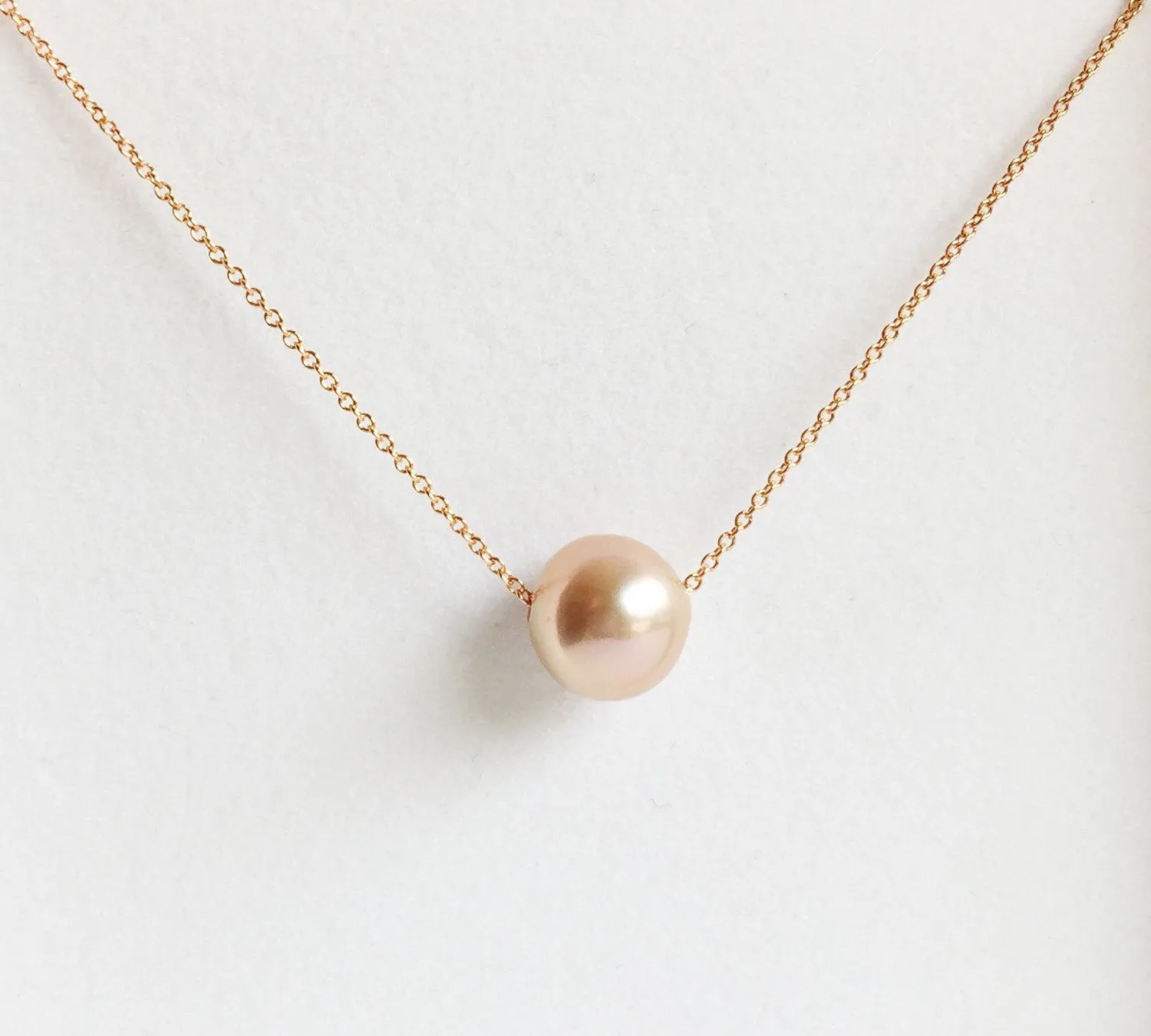 Necklace Kea - Pink Edison pearl  (N199)