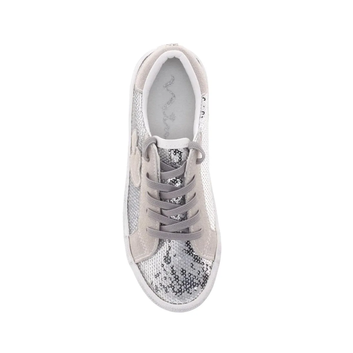 Nina Girl's Madelina Silver Sequins