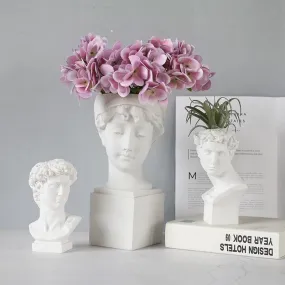 Nordic Creative Human Head Portrait Vase Home Decoration