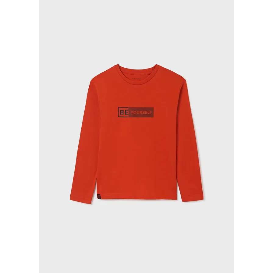 Nukutavake L/S Basic Shirt _Rust 842-37