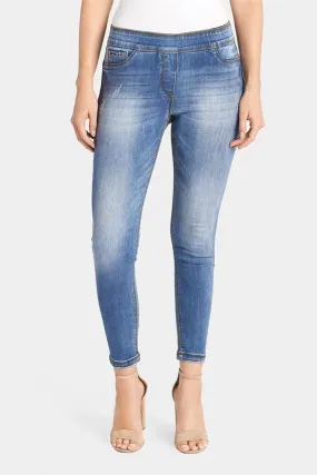 OMG Skinny Ankle Jean in Medium Denim