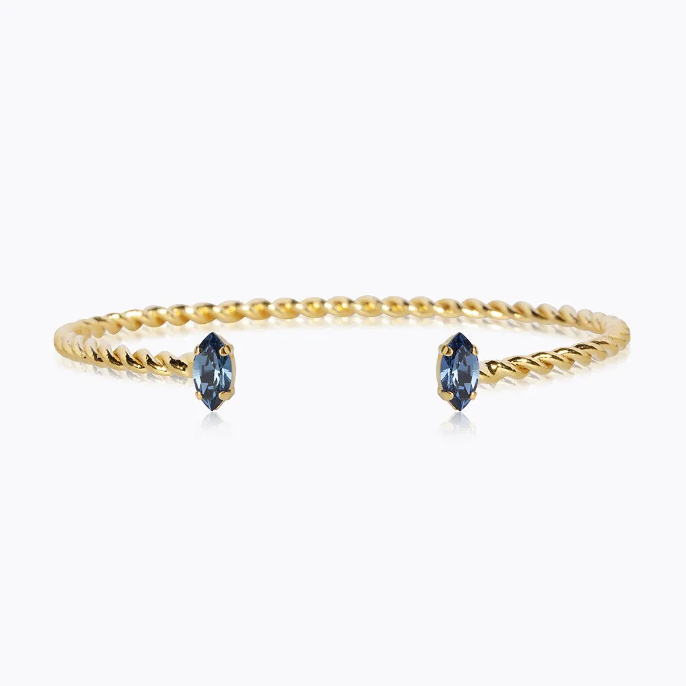 Petite Navette Bracelet / Denim Blue