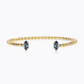 Petite Navette Bracelet / Denim Blue