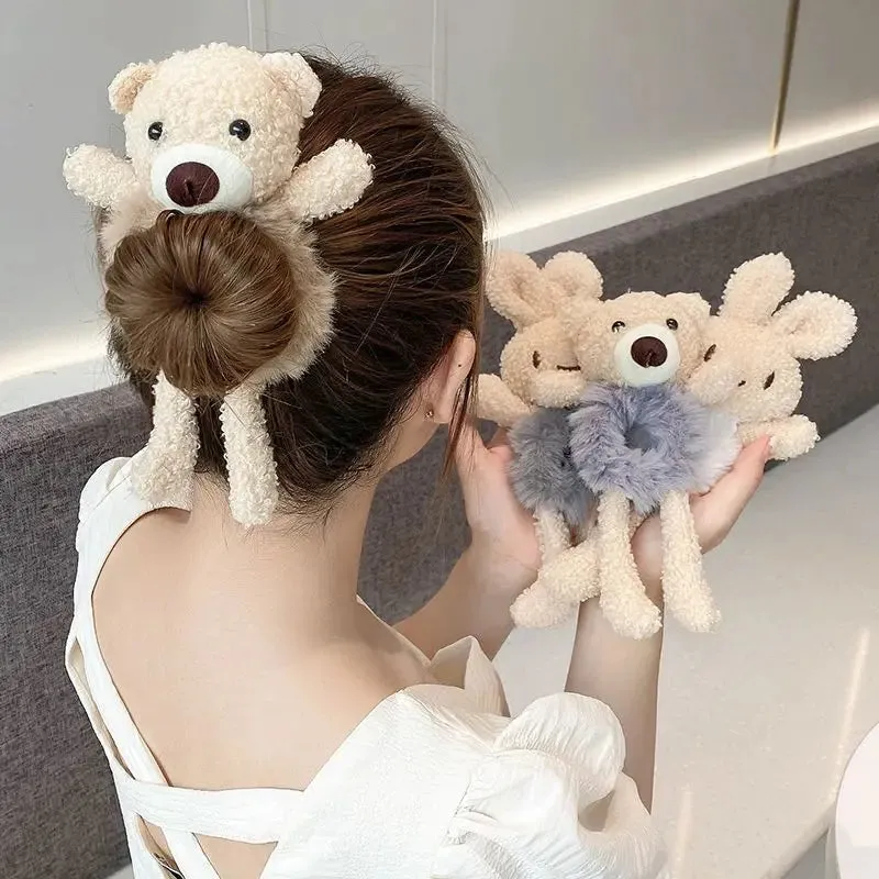 Plush Bear Hair Circle