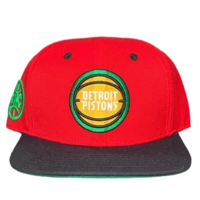 Pro Standard Detroit Pistons Team Flips Snapback (Red/Black) BDP7514531-RBK