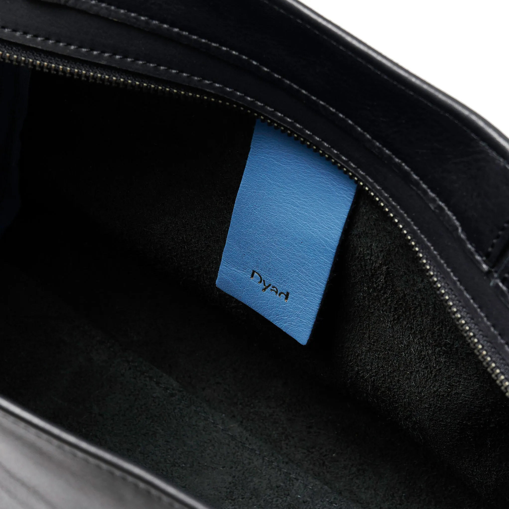 Project Dyad || Bag - Black/Sky Blue Inner small pocket Zipper Tote Bag