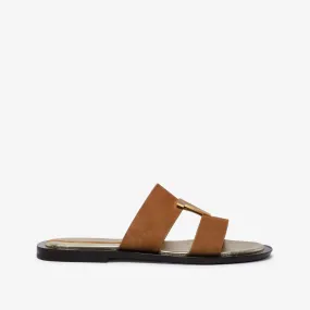 Quinctia | Women's suede-leather sandal