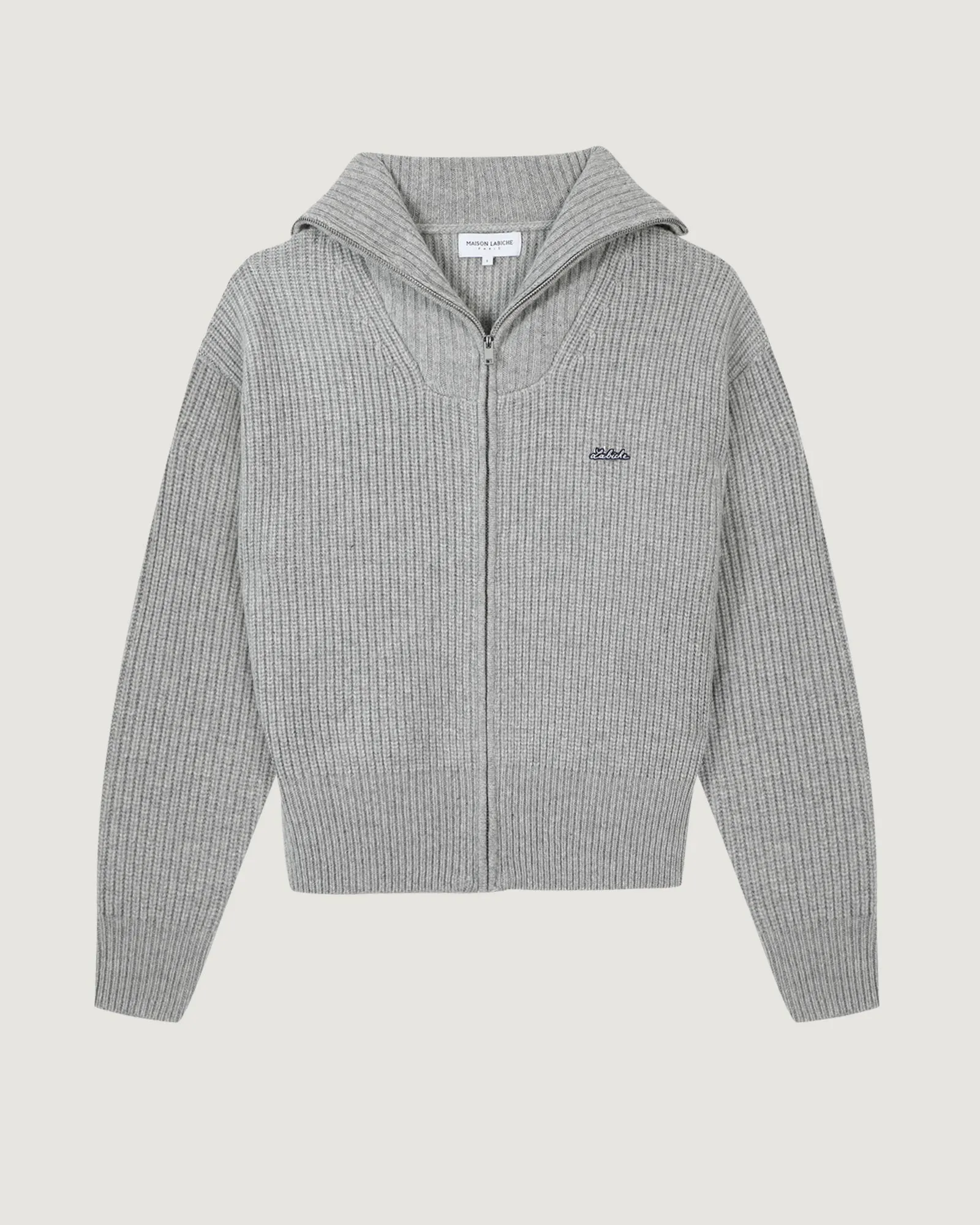 "Patch Labiche" chaucha wool cardigan