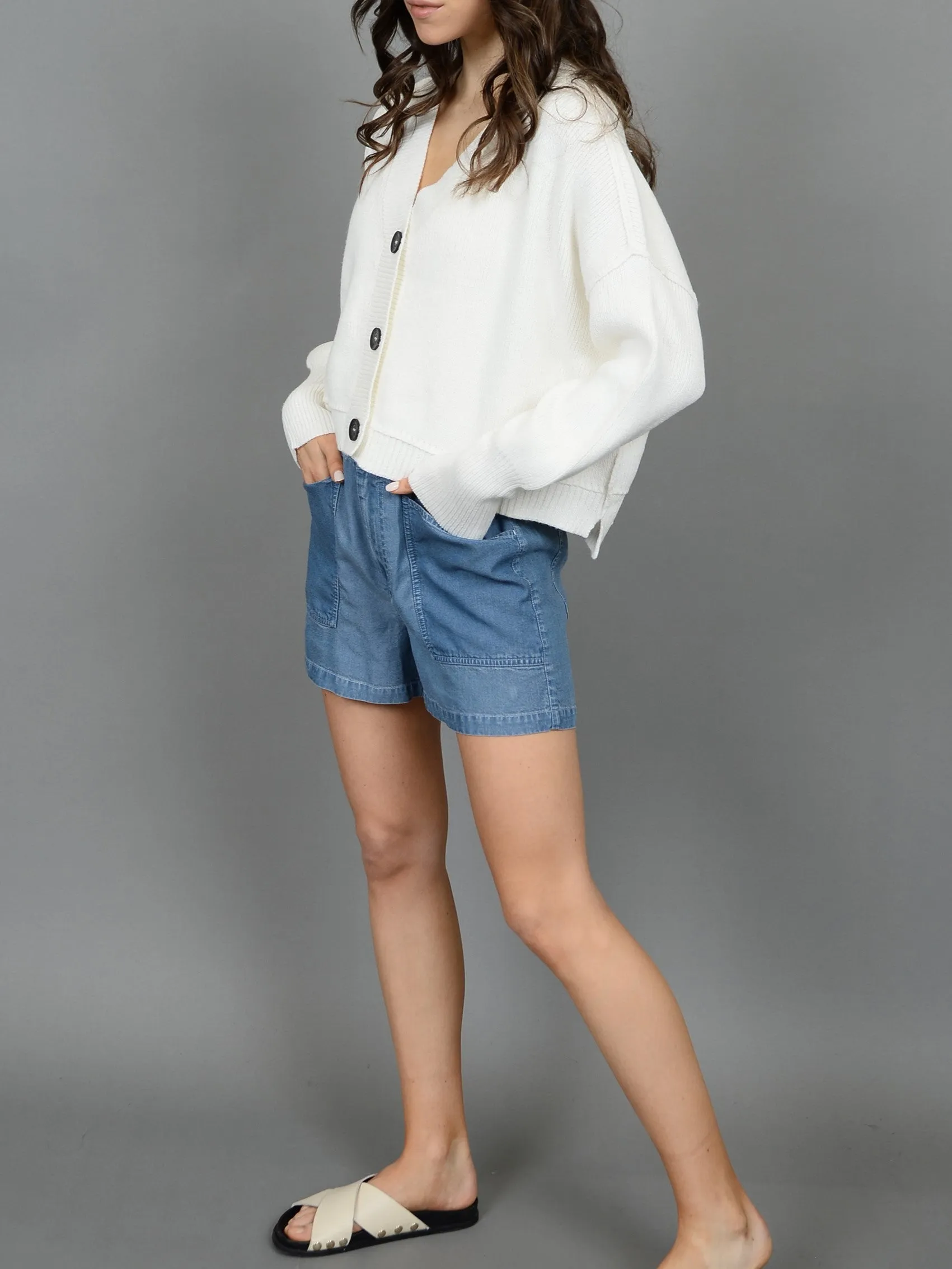 RD STYLE Button Front Cardigan