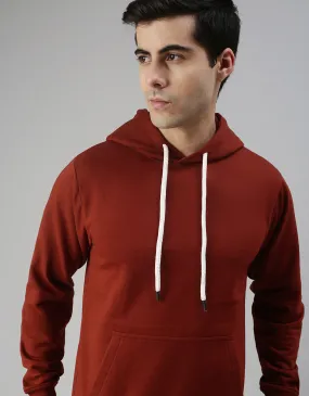 Rust Mirage Solid Regular Hoodie