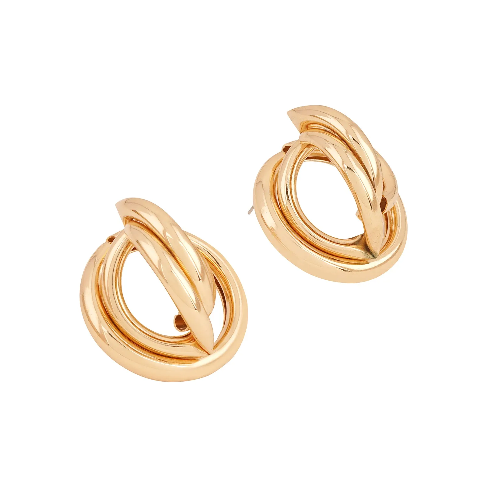 Sapphira Gold Earrings