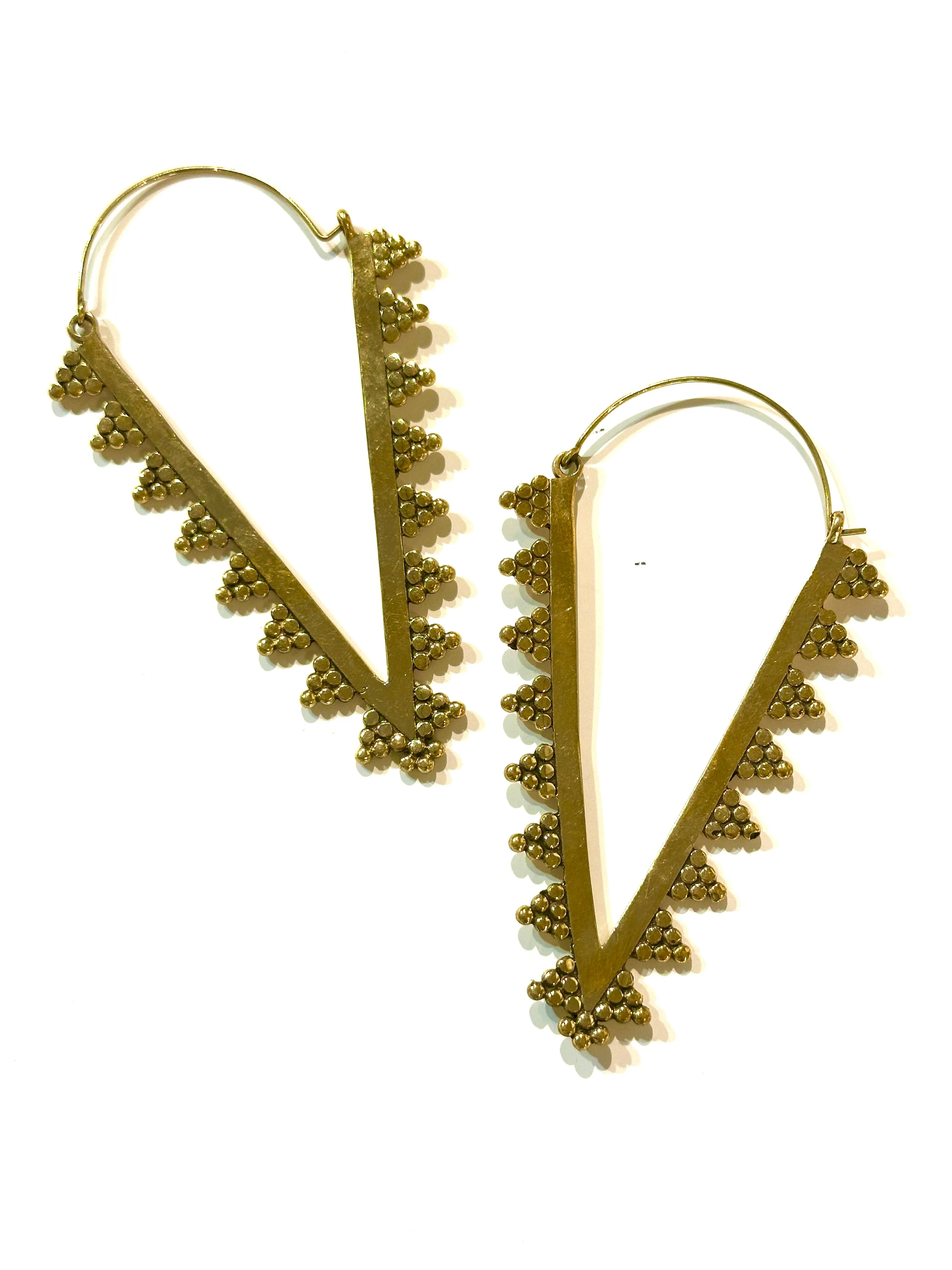 Selena Brass Earring