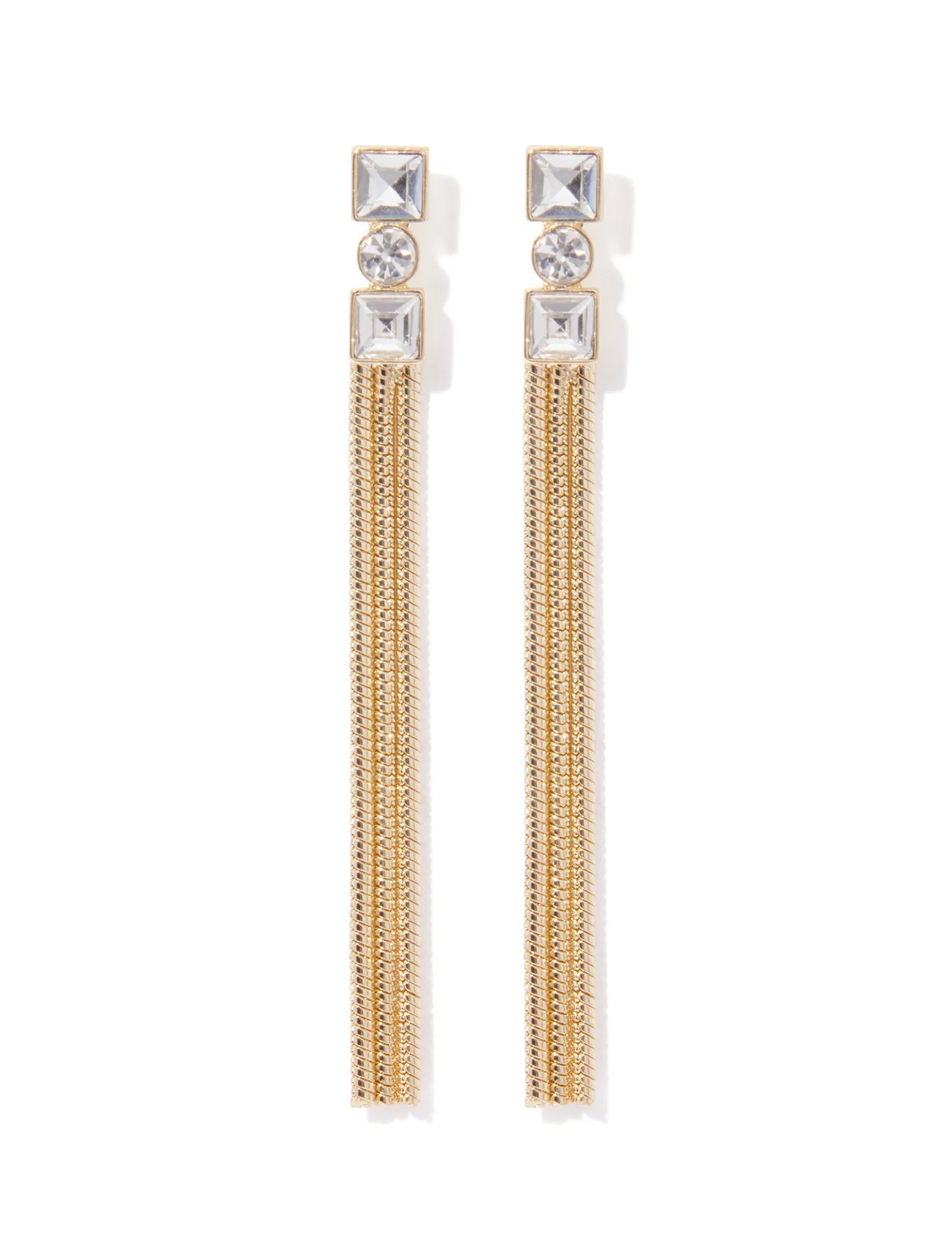 Signature Laurie Tassel Stone Earrings