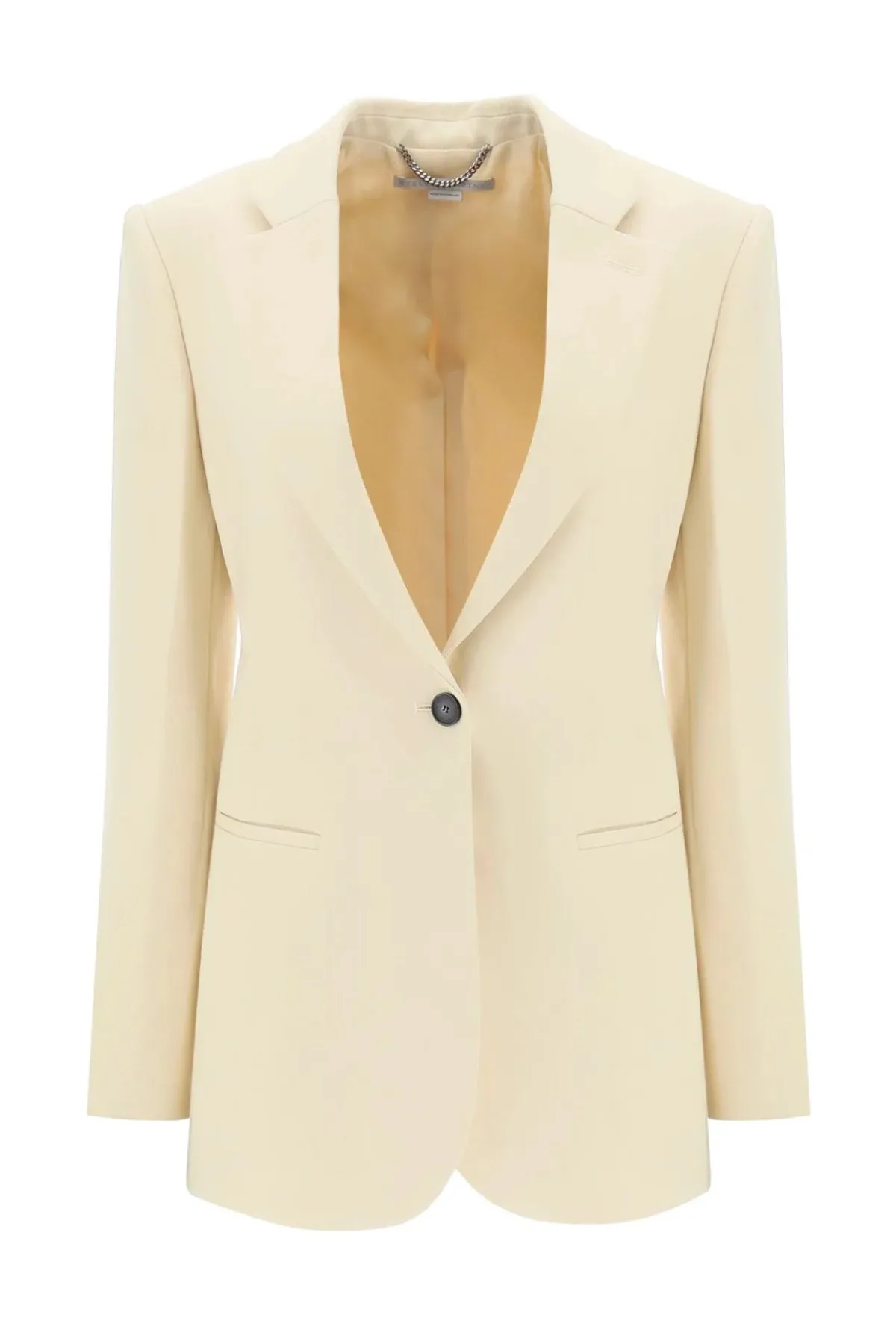 Stella McCartney Slim Fit Tailored Blazer - Butter