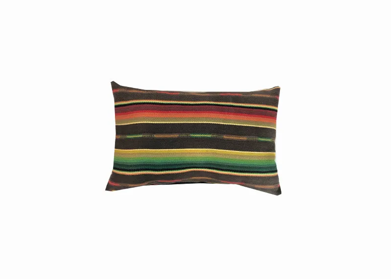 Sundance Serape Rectangular Home Pillow- Black