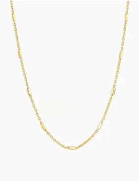 Tatum Necklace, Gold Plated