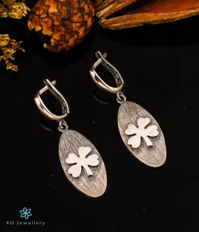 The Clover Shine Silver Earrings