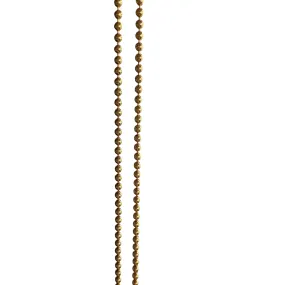 V I N T A G E // classic ball bead / 14k UnoAErre ball bead chain necklace / ~18