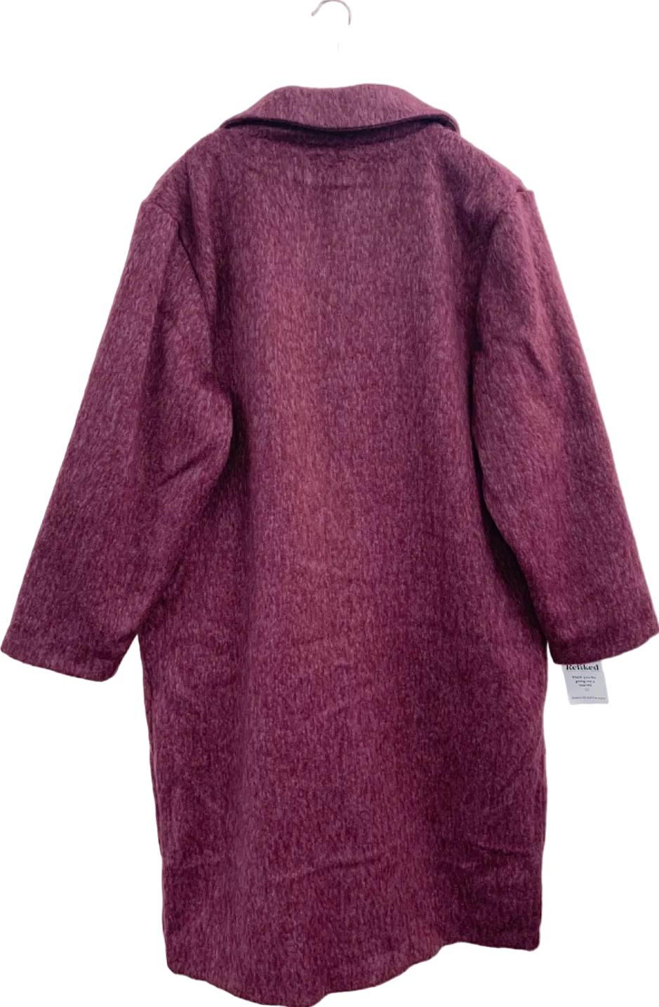 Very Burgundy Longline Coat UK 14