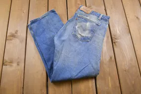 Vintage 1970s Levi's 502 Orange Tab Jeans Size 35 x 28 / 90s Denim / Streetwear Fashion / Vintage Denim / Made In USA / Distressed Jeans