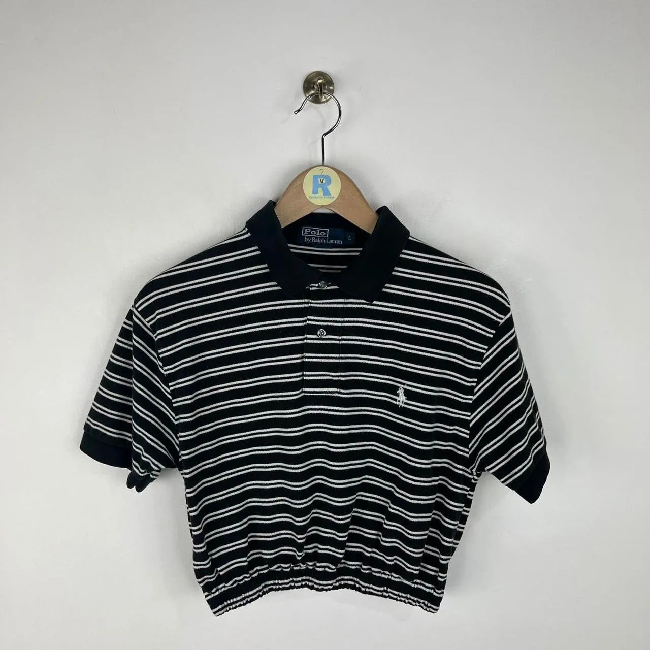 Vintage Ralph Lauren Reworked Polo Shirt (Women’s Medium)