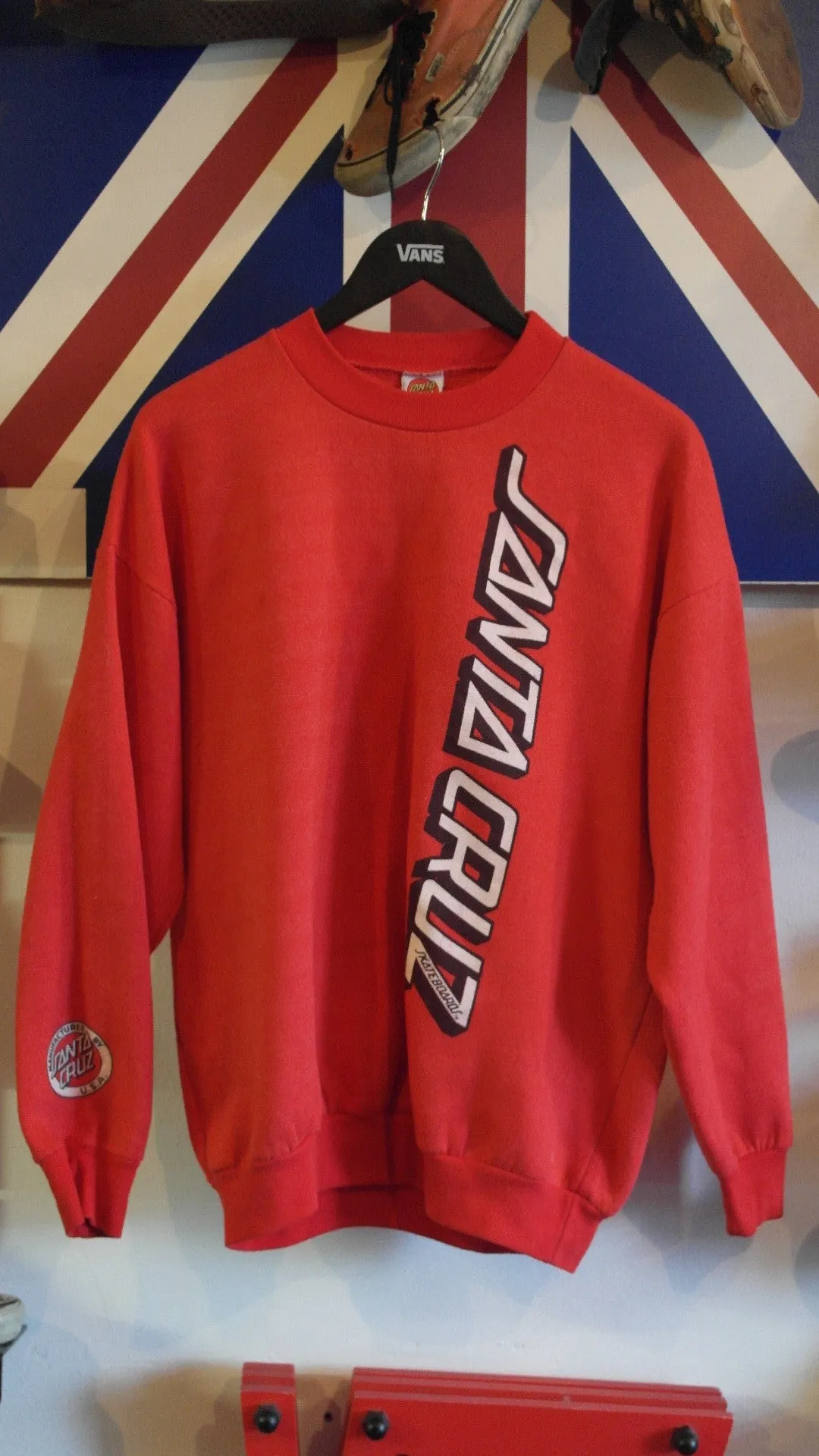 vintage santa cruz skateboards sweatshirt ~ XL