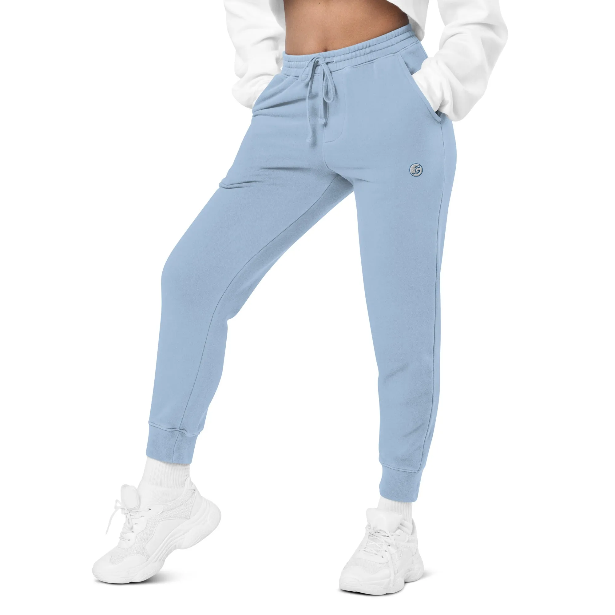 Vintage Vibes Joggers – Carolina Blue