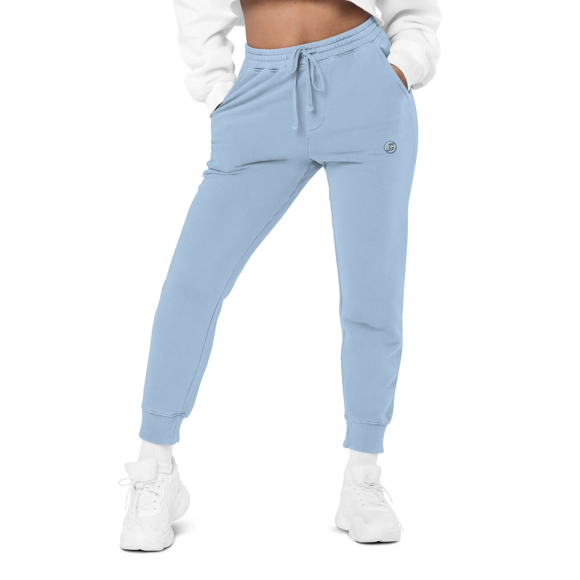 Vintage Vibes Joggers – Carolina Blue