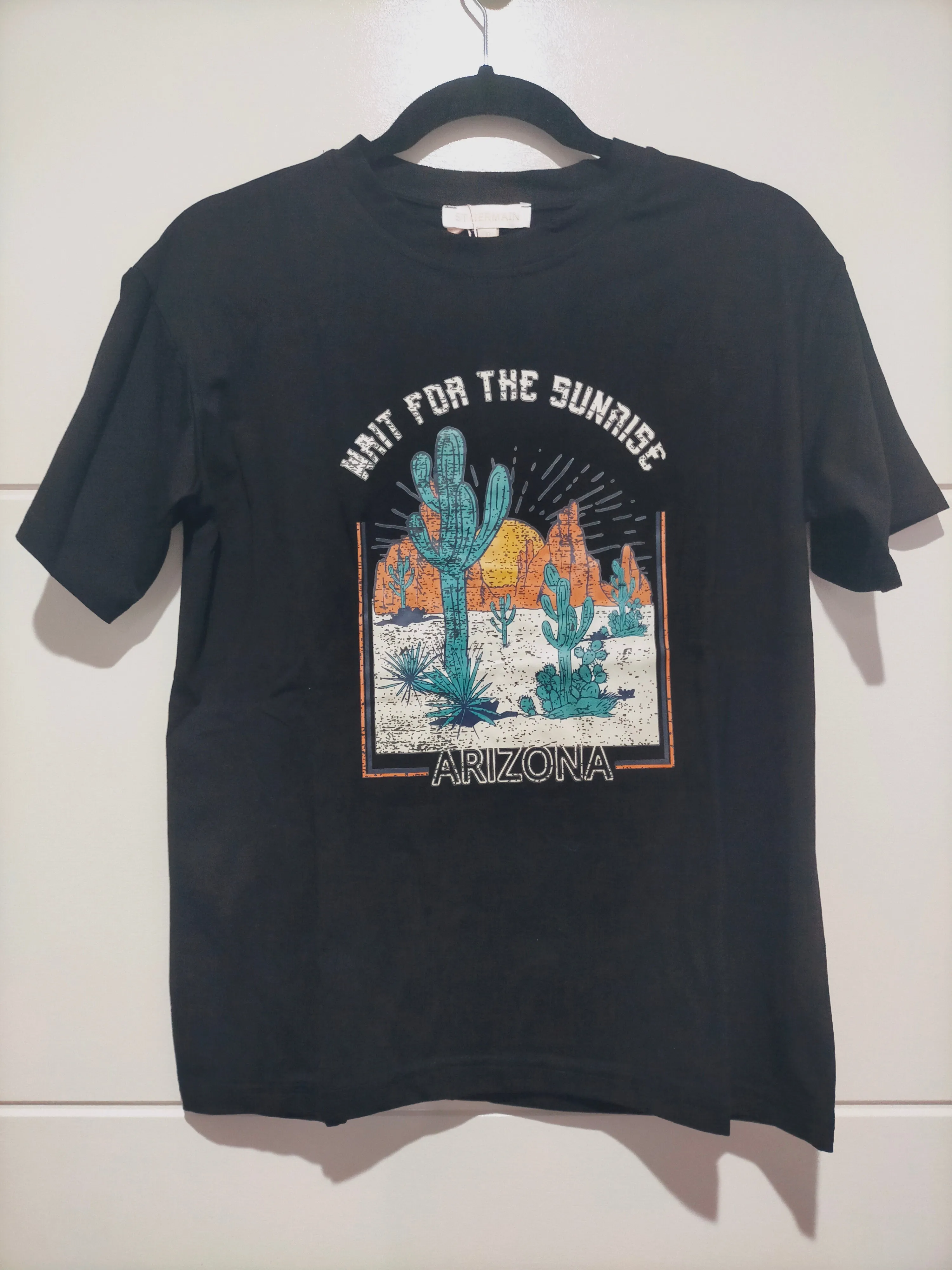 Wait for the Sunrise Arizona Black Band Tee