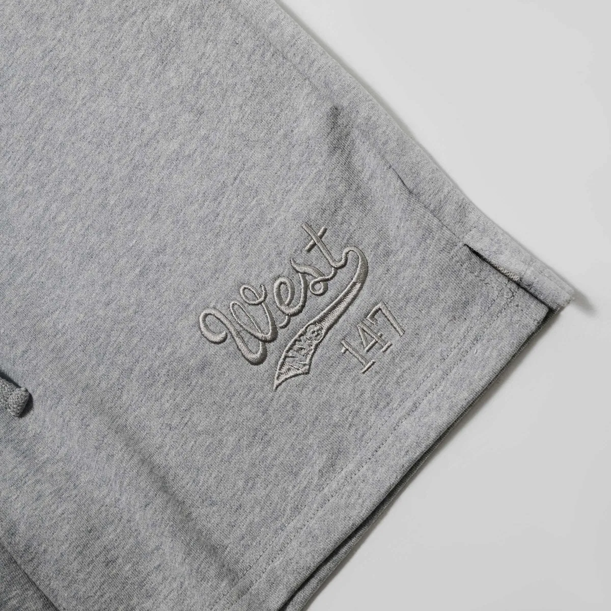 West NYC French Terry Shorts Heather Grey